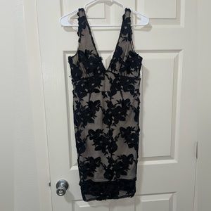 Black lace dress